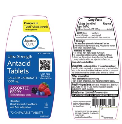 Ultra Strength Antacid Calcium Carbonate 72 Chewable Tablets (881 88 Antacid Calcium Image)
